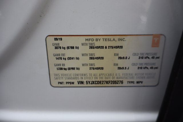 2019 Tesla Model X Long Range Dual Motor