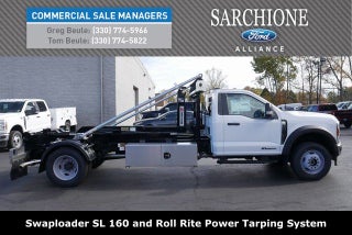 2025 Ford F-600SD XL DRW w/Swaploader and Roll Rite Power Tarp