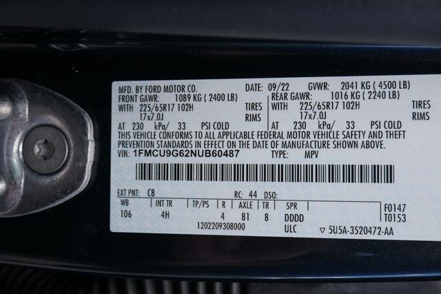 2022 Ford Escape SE
