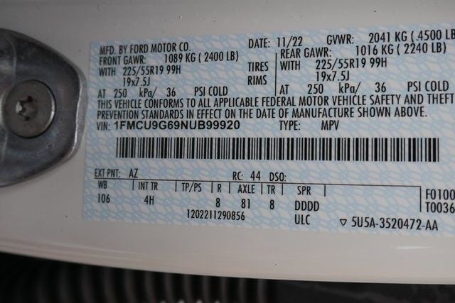 2022 Ford Escape SE