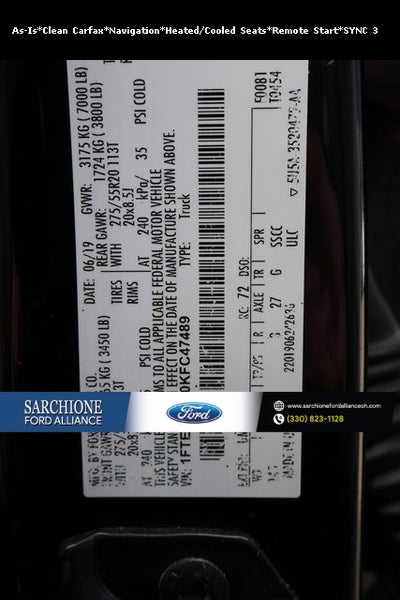 2019 Ford F-150 Platinum