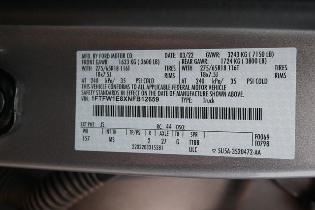 2022 Ford F-150 XLT