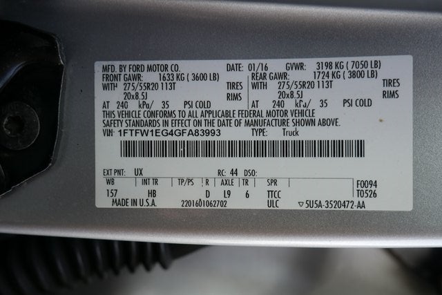 2016 Ford F-150 Lariat