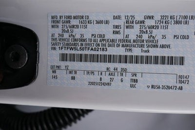 2026 Ford F-150 Lariat