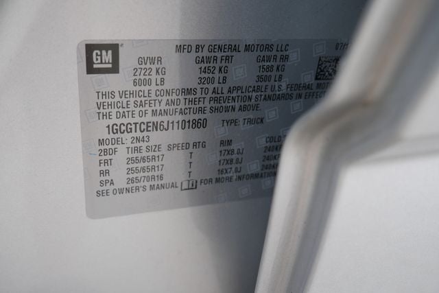 2018 Chevrolet Colorado LT