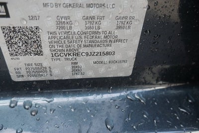 2018 Chevrolet Silverado 1500 LT LT2