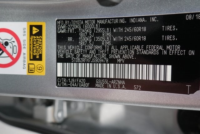 2018 Toyota Highlander LE Plus