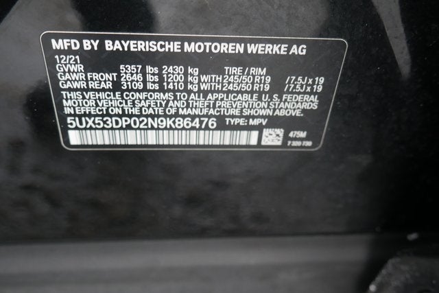 2022 BMW X3 xDrive30i