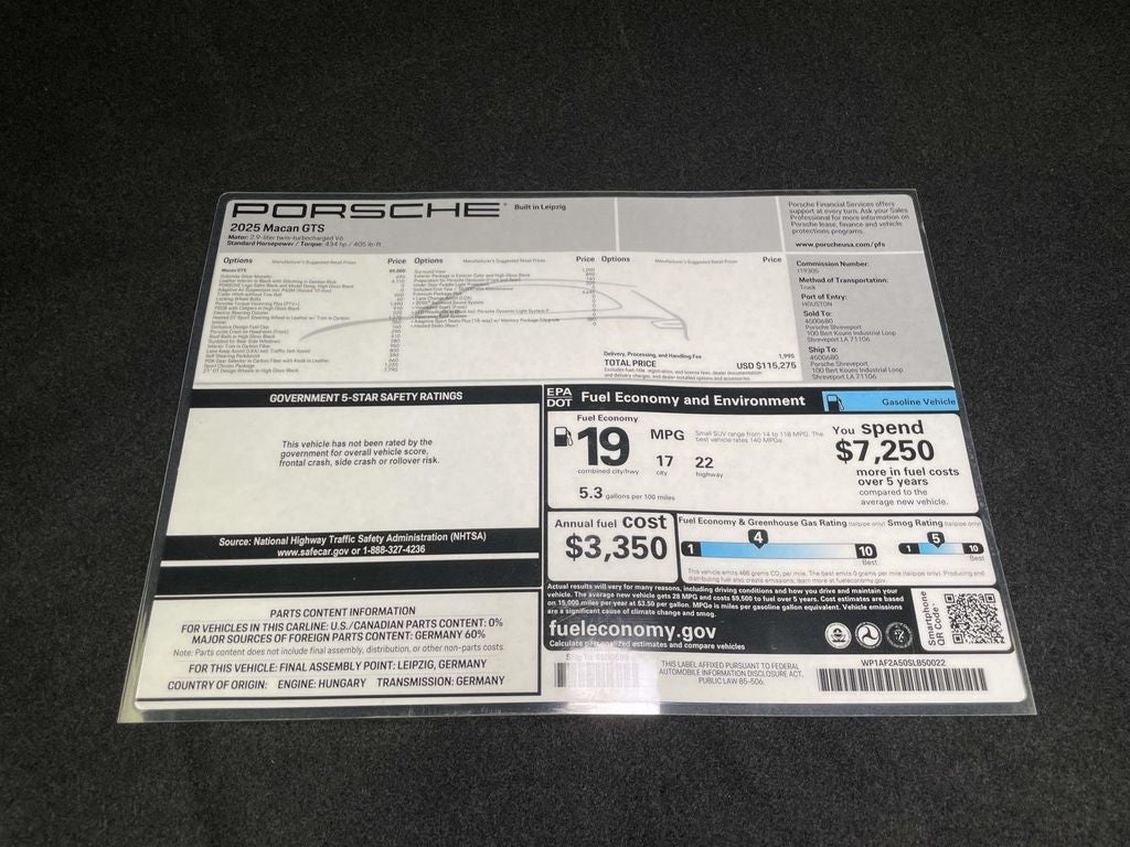 2025 Porsche Macan GTS