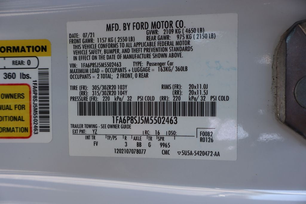 2021 Ford Mustang Shelby GT500