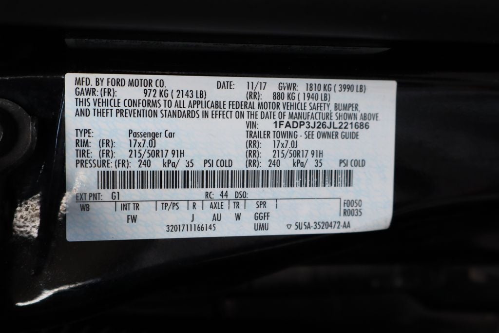 2018 Ford Focus Titanium