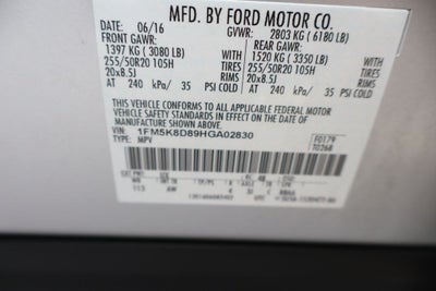 2017 Ford Explorer XLT