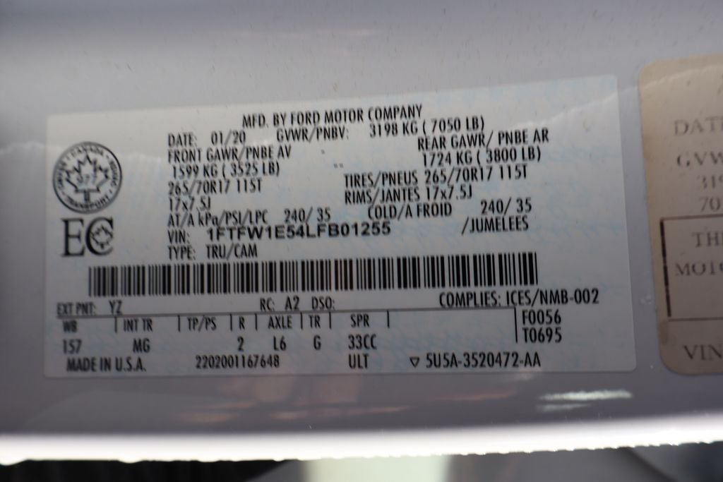 2020 Ford F-150 XLT