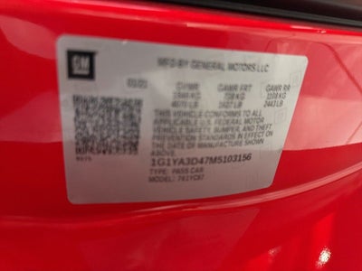 2021 Chevrolet Corvette Stingray 1LT