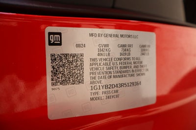 2024 Chevrolet Corvette Stingray 2LT