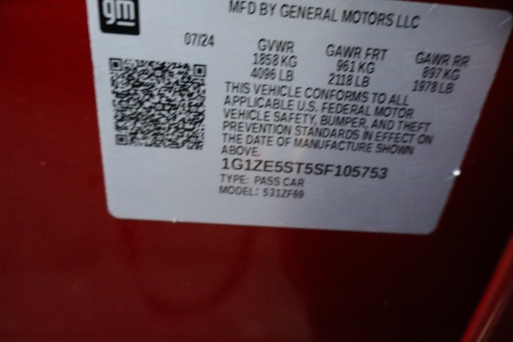 2025 Chevrolet Malibu LT 2LT