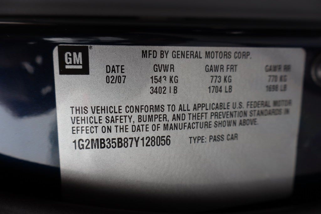 2007 Pontiac Solstice Base