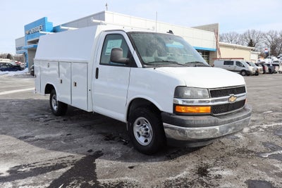 2025 Chevrolet Express 3500 Work Van w/ Reading Aluminum Roof Service Body Cutaway