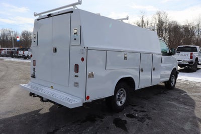 2025 Chevrolet Express 3500 Work Van w/ Reading Aluminum Roof Service Body Cutaway