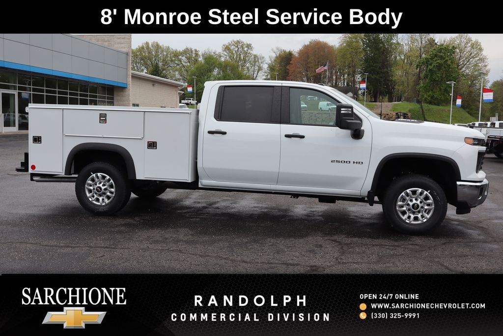 2026 Chevrolet Silverado 2500HD Work Truck w/ 8' Monroe Steel Service Body