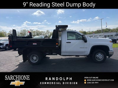 2025 Chevrolet Silverado 3500HD Work Truck w/ 9' Reading Steel Dump Body