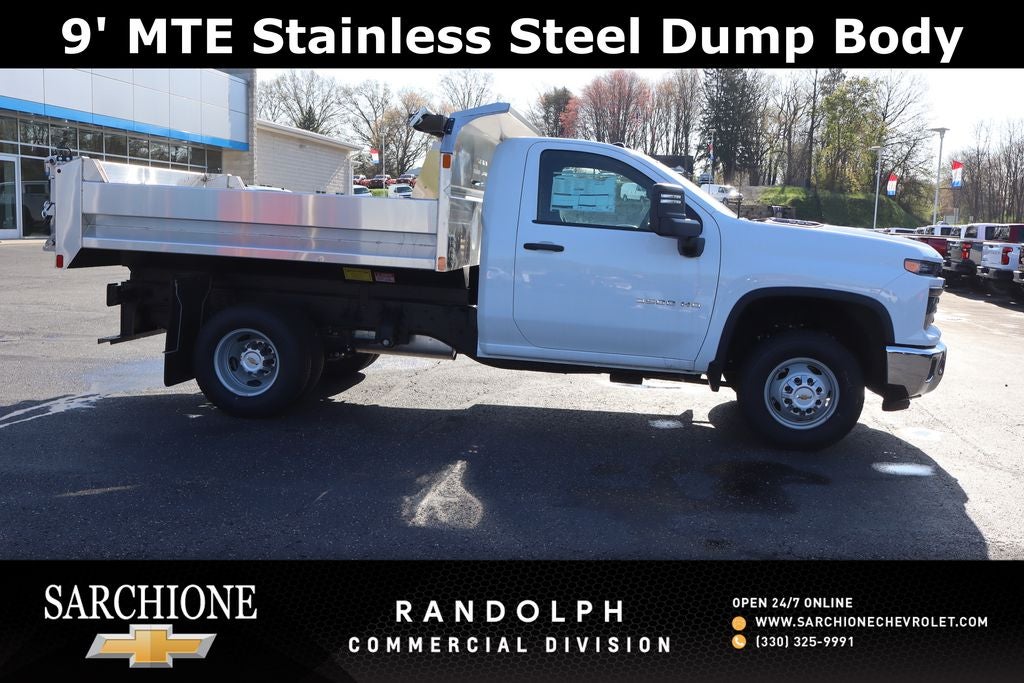 2026 Chevrolet Silverado 3500HD Work Truck w/ 9' MTE SS Dump Body