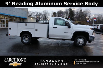 2026 Chevrolet Silverado 3500HD Work Truck w/ 9' Reading Aluminum Service Body