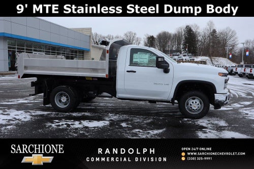 2026 Chevrolet Silverado 3500HD Work Truck w/ 9' MTE SS Dump Body