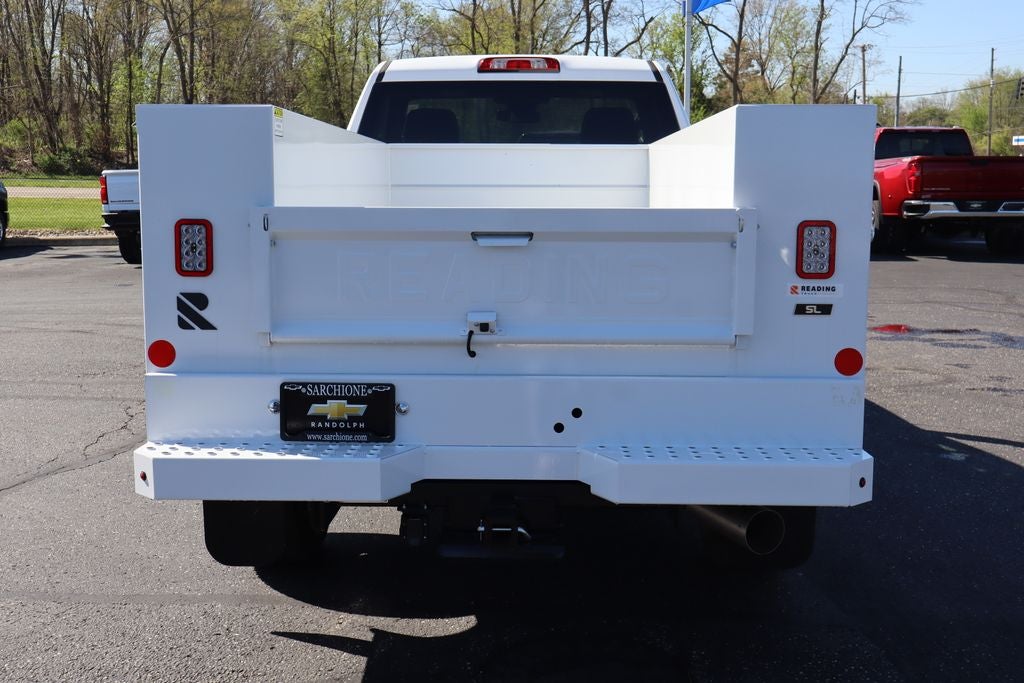 2025 Chevrolet Silverado 3500HD Work Truck w/ 8' Reading Steel Service Body