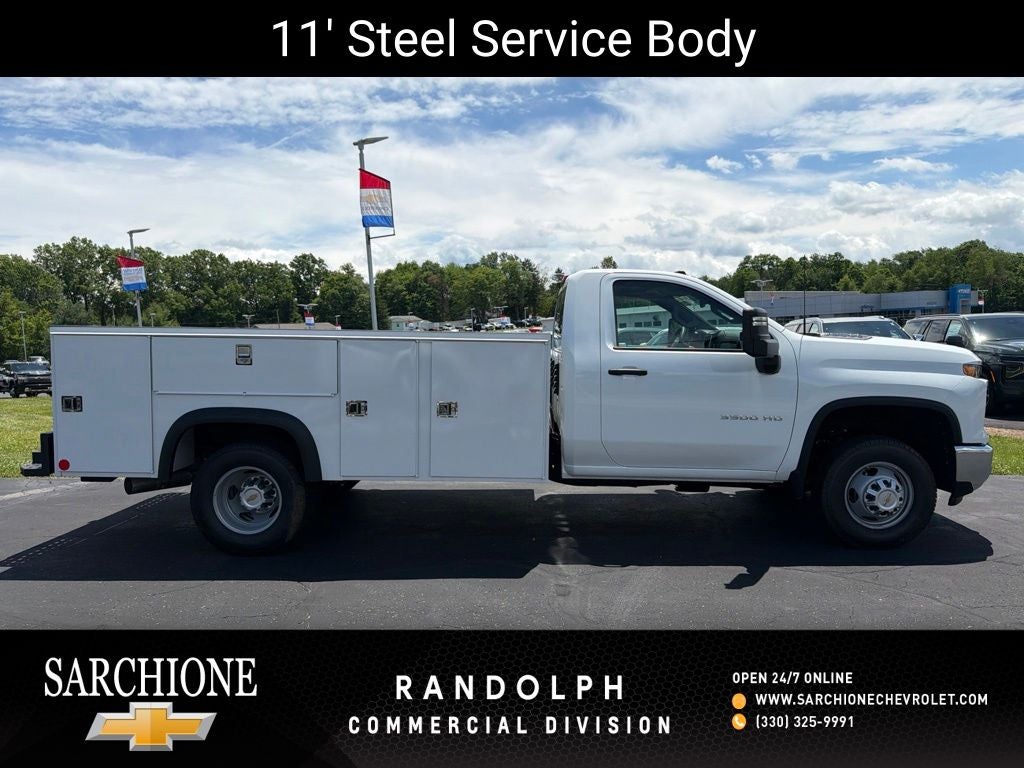 2026 Chevrolet Silverado 3500HD Work Truck w/ 11' Steel Service Body