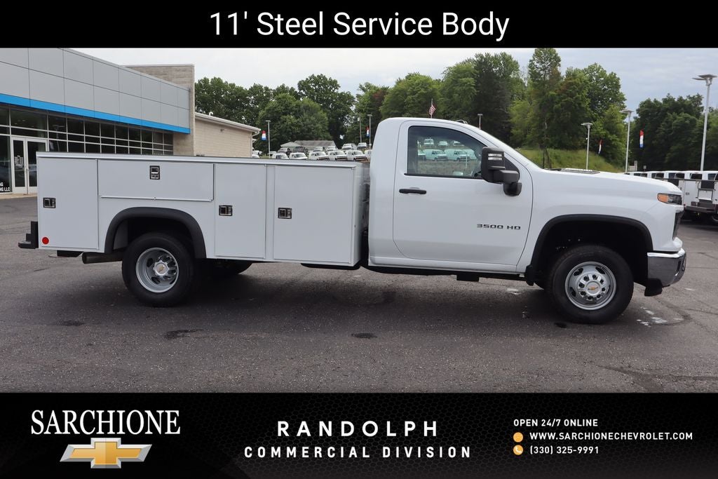 2026 Chevrolet Silverado 3500HD Work Truck w/ 11' Steel Service Body