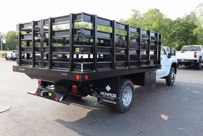 2025 Chevrolet Silverado 3500HD Work Truck w/ 12' MTE Stake Platform Body