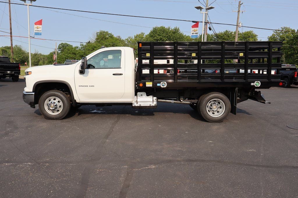 2025 Chevrolet Silverado 3500HD Work Truck w/ 12' MTE Stake Platform Body