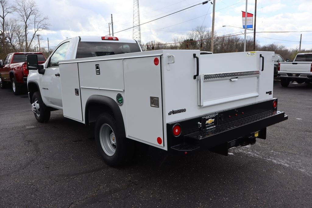 2025 Chevrolet Silverado 3500HD Work Truck w/ 9' Monroe Servicepro Body w/ Masterlocks