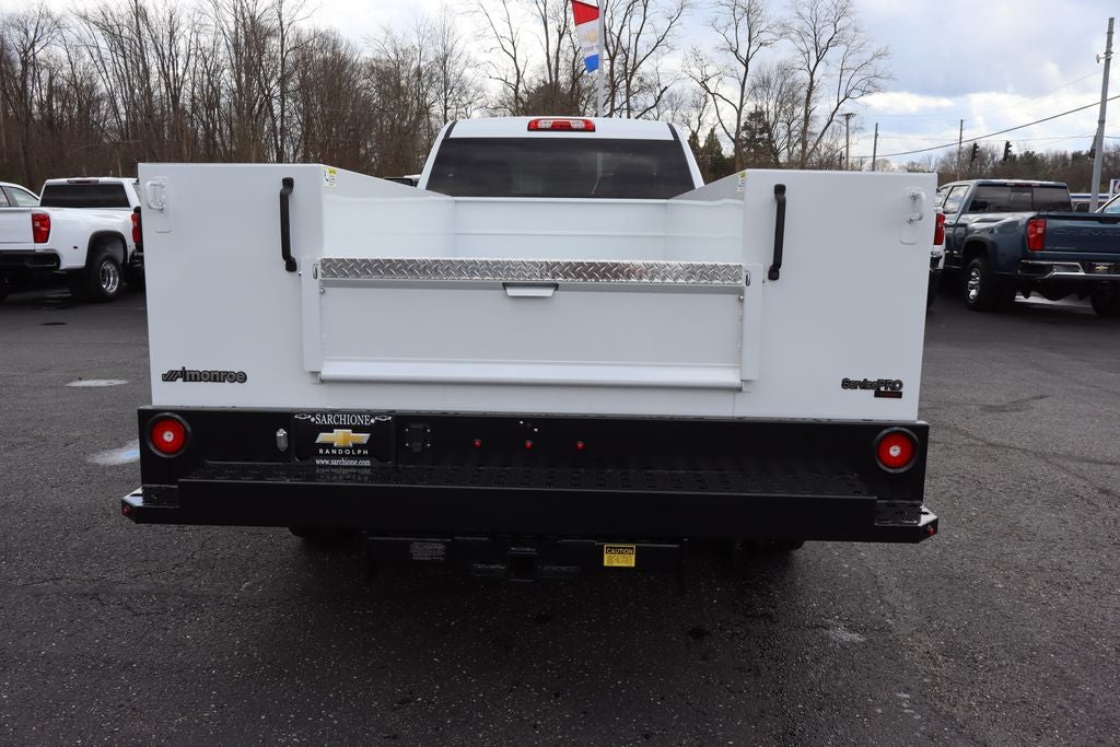 2025 Chevrolet Silverado 3500HD Work Truck w/ 9' Monroe Servicepro Body w/ Masterlocks