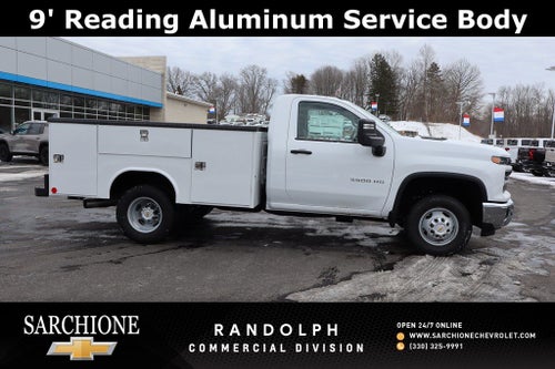 2026 Chevrolet Silverado 3500HD Work Truck w/ 9' Reading Aluminum Service Body