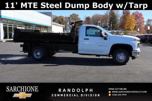 2025 Chevrolet Silverado 3500HD Work Truck w/ 11' MTE Steel Dump Body