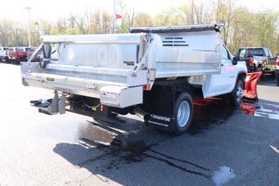 2026 Chevrolet Silverado 3500HD Work Truck w/ 9' MTE SS Dump, Boss Snow Plow, & SaltDogg SS S