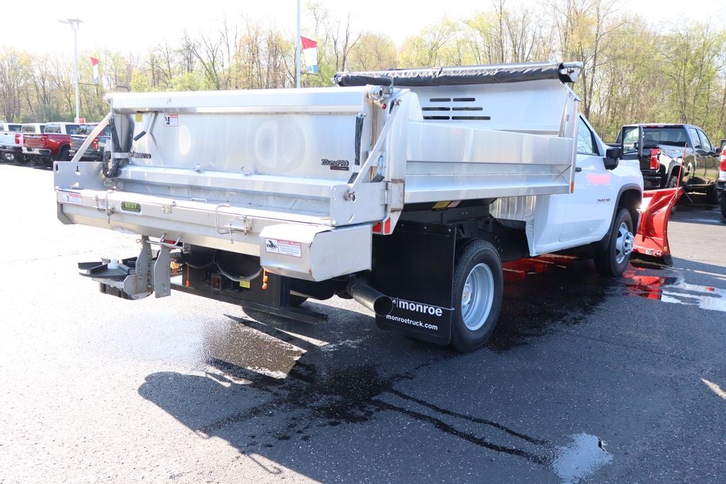 2026 Chevrolet Silverado 3500HD Work Truck w/ 9' MTE SS Dump, Boss Snow Plow, & SaltDogg SS S