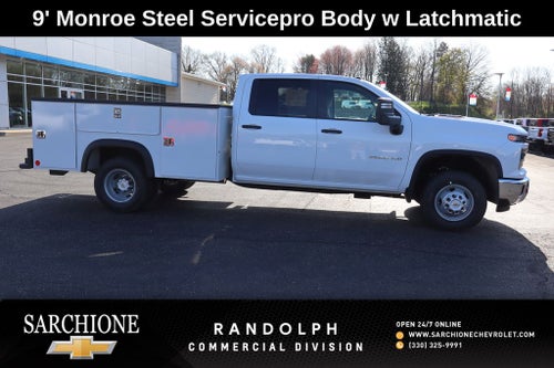 2026 Chevrolet Silverado 3500HD Work Truck w/ 9' Monroe Steel Servicepro Body w Latchmatic