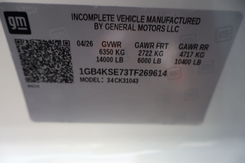 2026 Chevrolet Silverado 3500HD Chassis Work Truck DRW