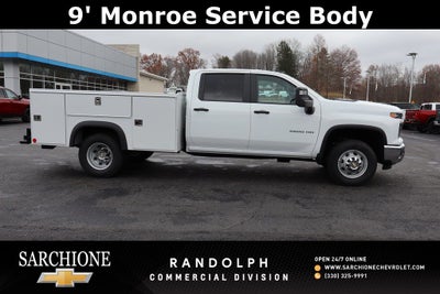 2025 Chevrolet Silverado 3500HD Work Truck w/ 9' Monroe Service Body