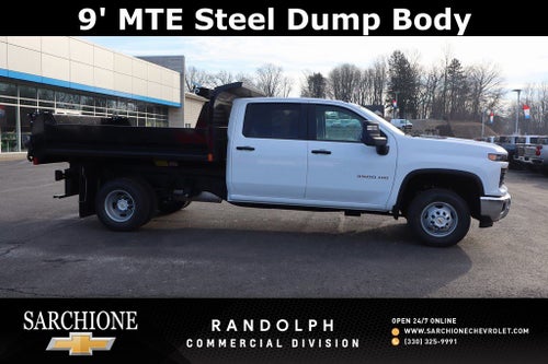 2026 Chevrolet Silverado 3500HD Work Truck w/ 9' MTE Steel Dump Body