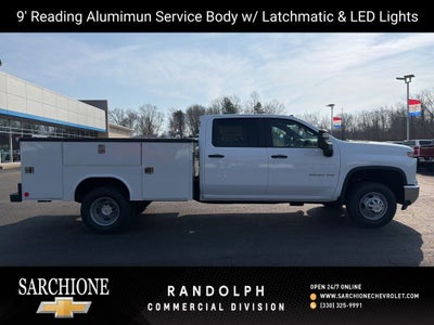 2026 Chevrolet Silverado 3500HD Work Truck w/ 9' Reading Aluminum Service Body