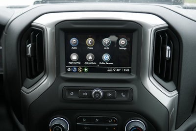 2025 Chevrolet Silverado 3500HD Work Truck w/ 9' Aluminum Gooseneck Skirted Flatbed Body