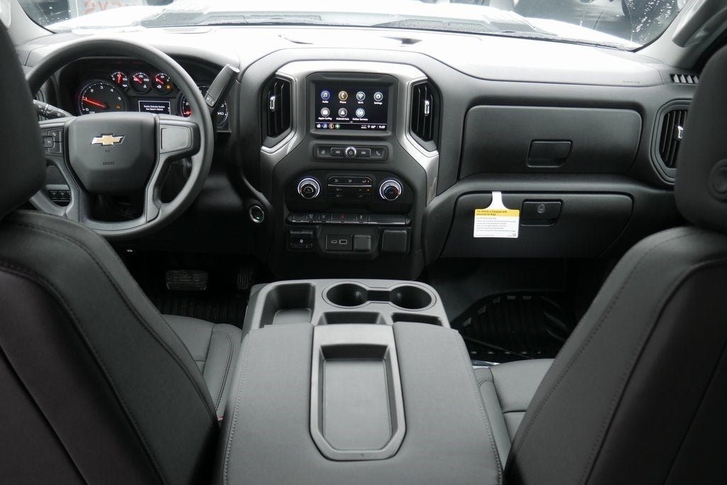 2025 Chevrolet Silverado 3500HD Work Truck w/ 9' Aluminum Gooseneck Skirted Flatbed Body