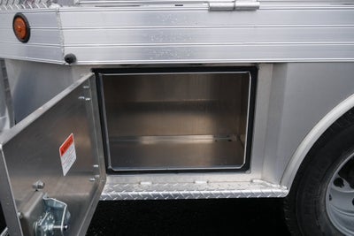 2025 Chevrolet Silverado 3500HD Work Truck w/ 9' Aluminum Gooseneck Skirted Flatbed Body