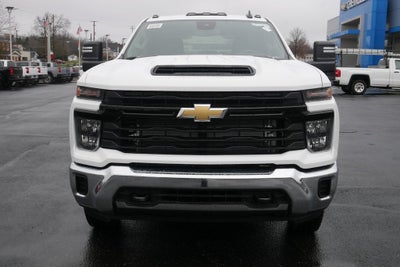 2025 Chevrolet Silverado 3500HD Work Truck w/ 9' Aluminum Gooseneck Skirted Flatbed Body