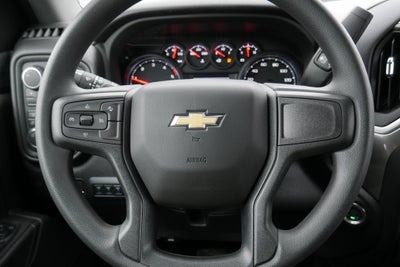 2025 Chevrolet Silverado 3500HD Work Truck w/ 9' Aluminum Gooseneck Skirted Flatbed Body