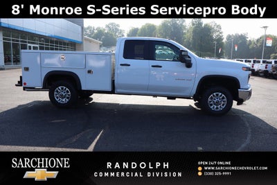 2025 Chevrolet Silverado 2500HD Work Truck w/ 8' Monroe Servicepro Body